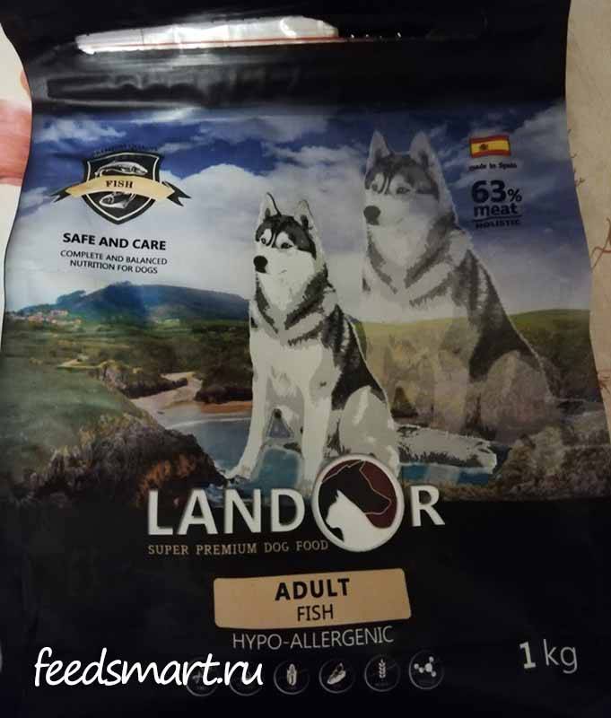 Корм для собак «ландор» (landor): состав