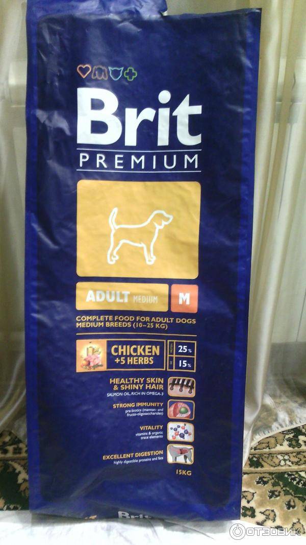 Корм для собак brit premium (брит премиум): отзывы, обзор состава, цена
