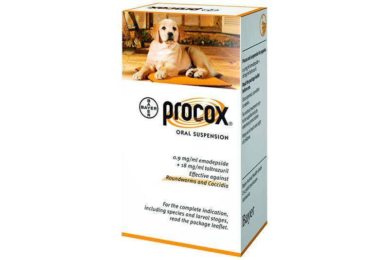 Прококс суспензия для собак и щенков, 7,5 мл
