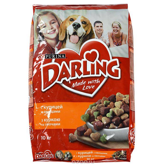 Дарлинг - корм для собак: отзывы, цена, состав, сухой