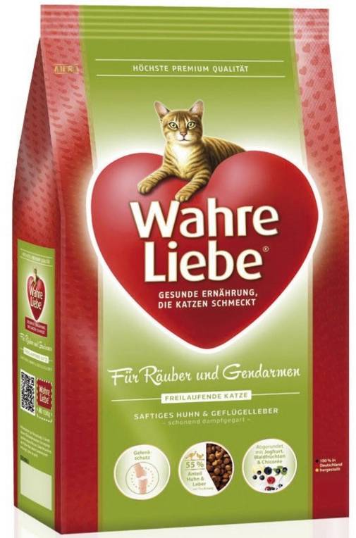 Wahre liebe adult cat mollige - рейтинг, обзор корма, сравнение и анализ wahre liebe adult cat mollige, состав и описание корма, плюсы и минусы wahre liebe adult cat mollige, отзывы о корме, характеристика и дозировка