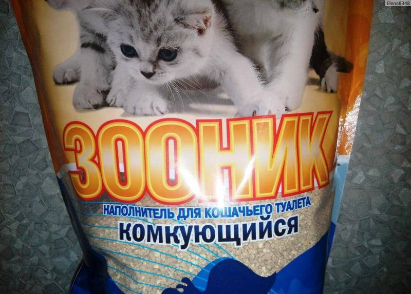 Наполнитель для кошачьего туалета марки «Зооник»