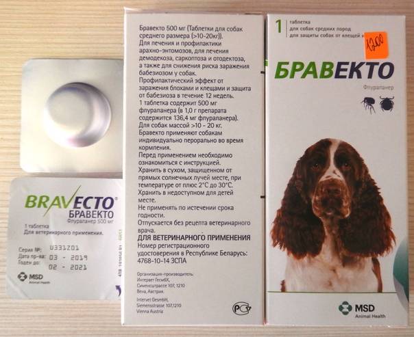 Бравекто (bravecto): таблетка от блох и клещей у собак, все про лекарство от клещей