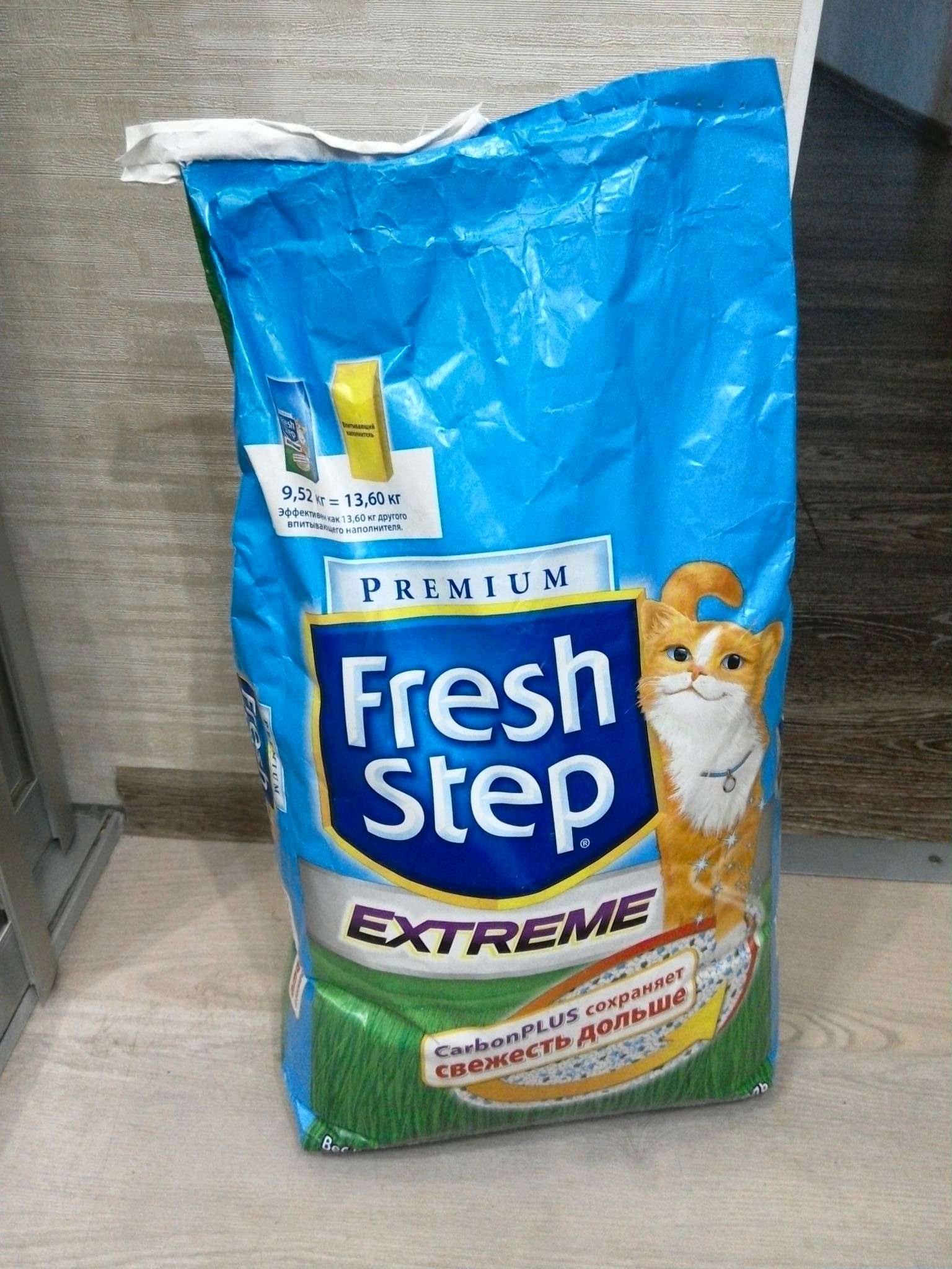 Наполнитель для кошачьего туалета «fresh step»