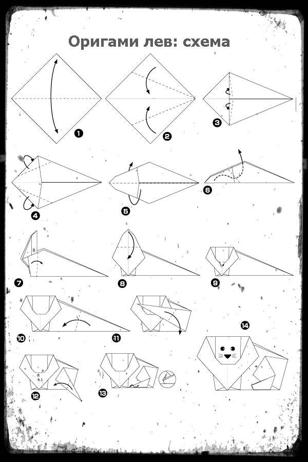 Схема сборки собаки оригами - 135 фото с лучшими инструкциями!