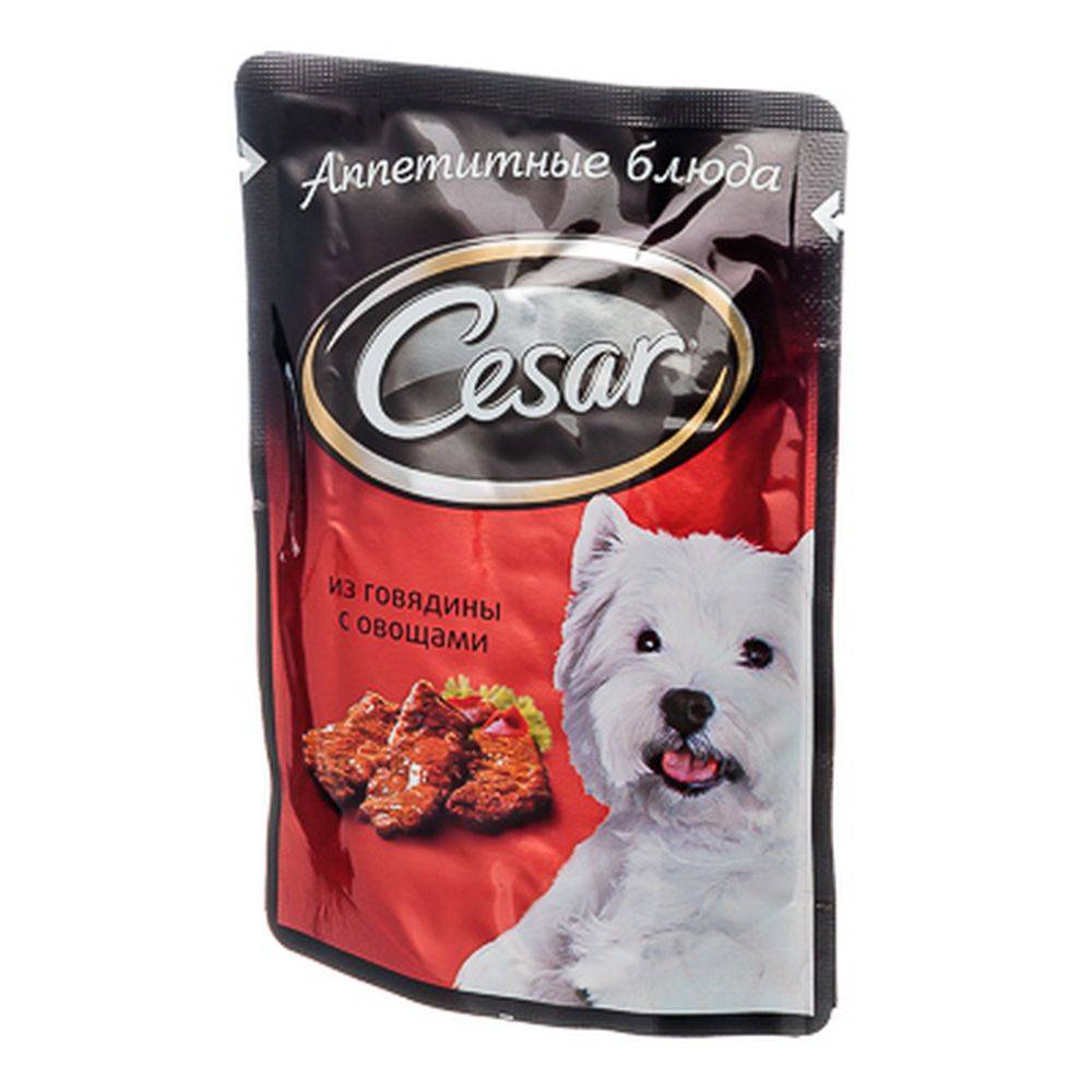 Корм для собак цезарь (cesar): состав, цены, отзывы