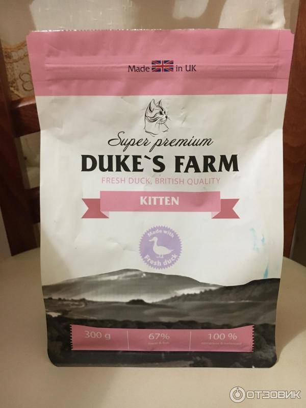 Корм dukes farm для кошек