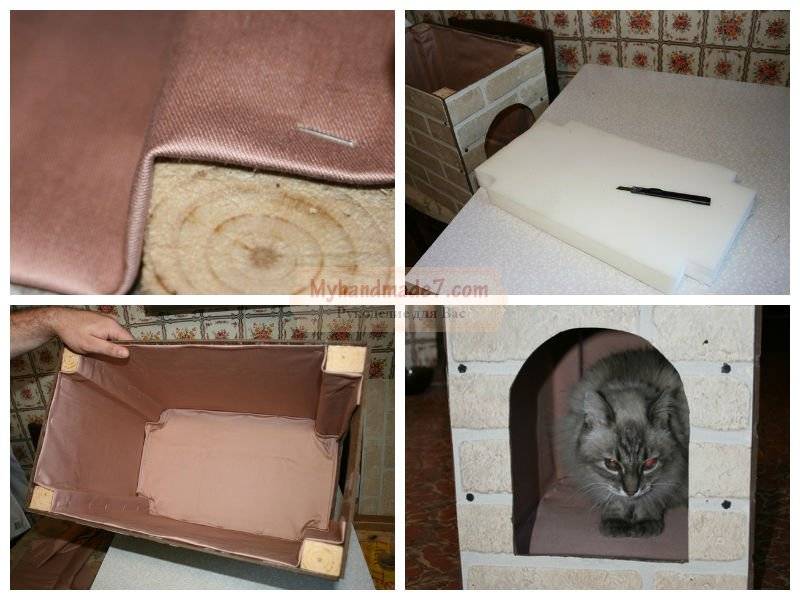 Домик для кошки своими руками: пошаговые инструкции