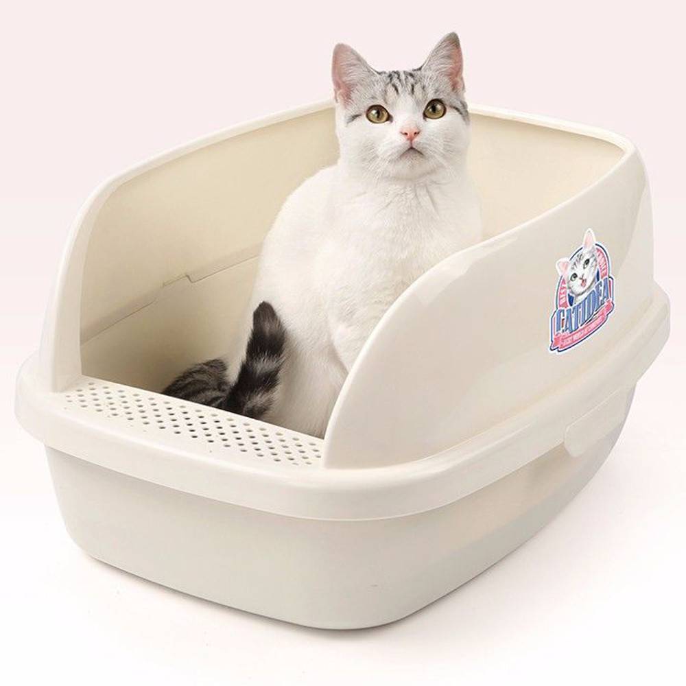 Лоток с высокими бортиками для кошек: выбираем большой кошачий туалет с высокими бортами. особенности лотков с сеткой для кота