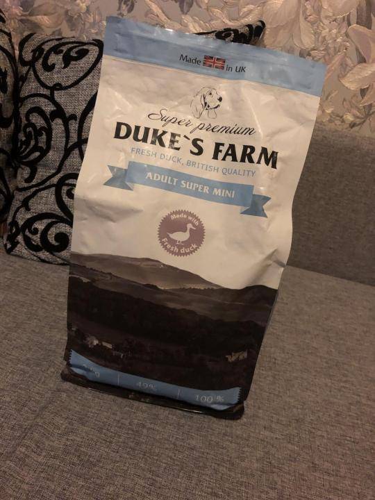 Корм для собак dukes farm: отзывы, разбор состава, цена