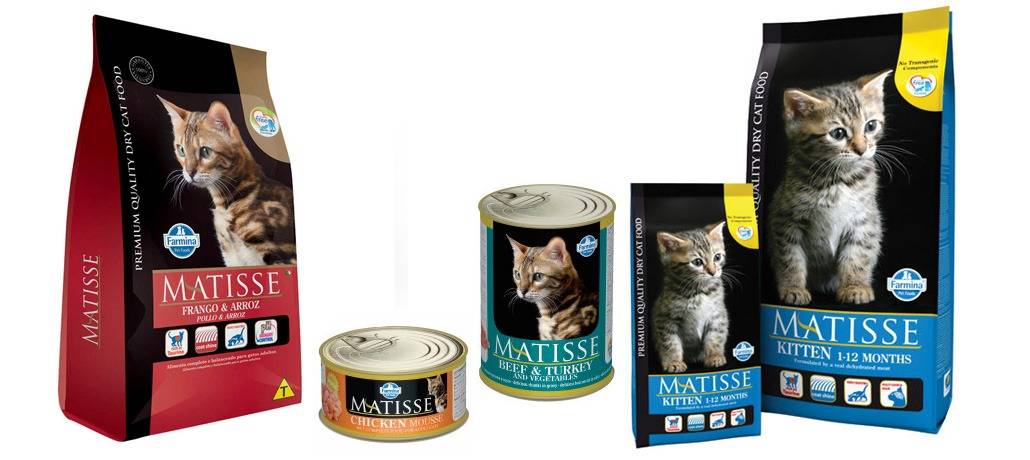 Качественные консервы и сухие корма фармина для кошек