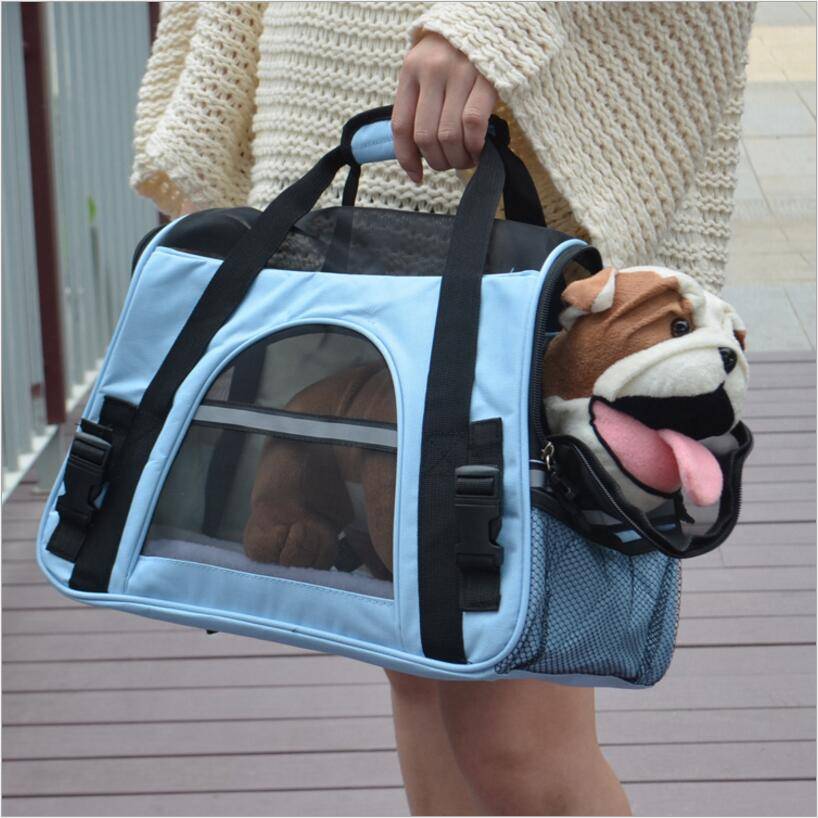 Какие существуют сумки переноски для собаки мелкой или крупной породы