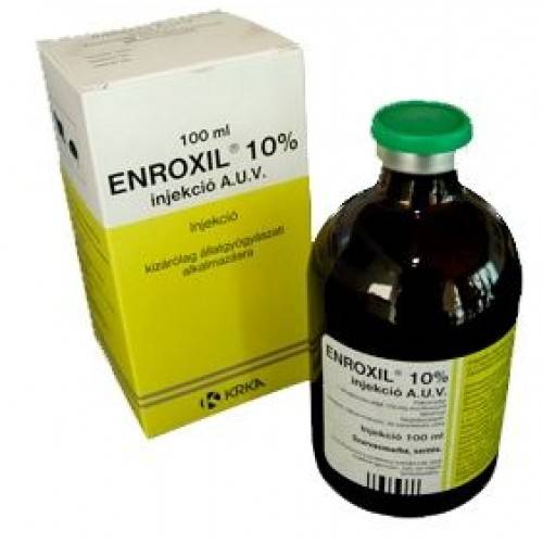 Ветеринарный препарат | энроксил 10% раствор для инъекций от krka