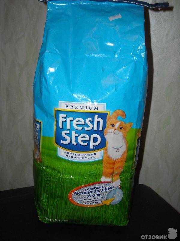Fresh step – наполнитель для кошачьего лотка: описание продукта