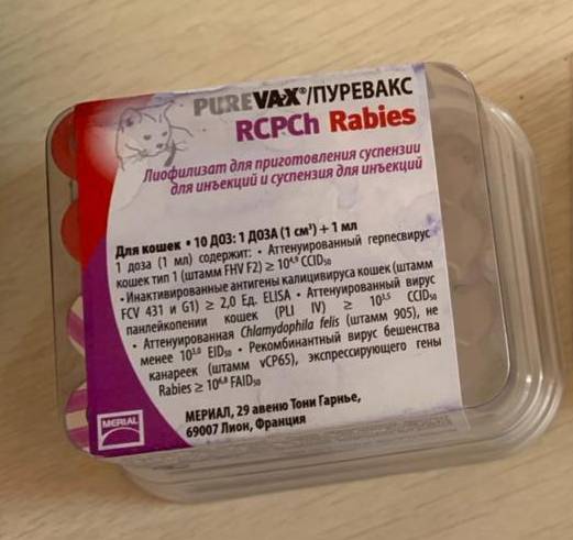 Препарат Пуревакс для вакцинации кошек