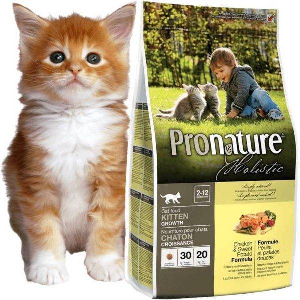 Корм для кошек pronature original 28 adult cat chicken