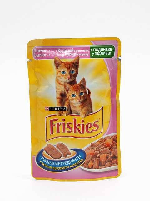 Корм фрискис (friskies) для кошек