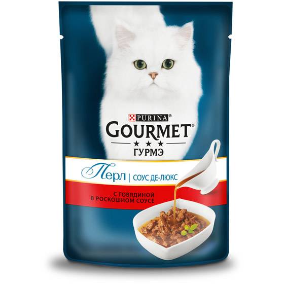 Обзор корма для кошек gourmet